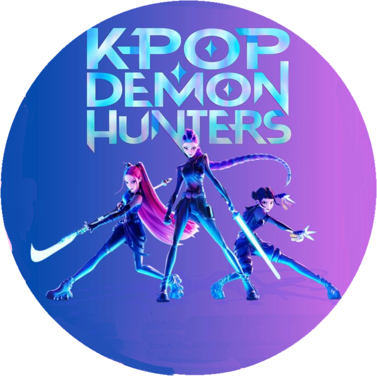 K- POP Demon Hunters avec leurs armes