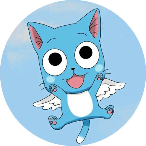 fairy tail rond Happy
