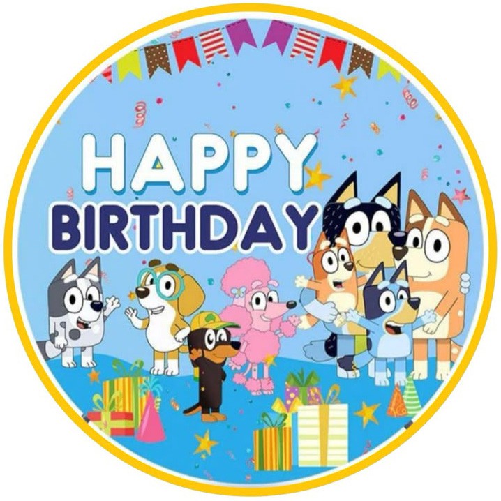 Bluey happy birthday