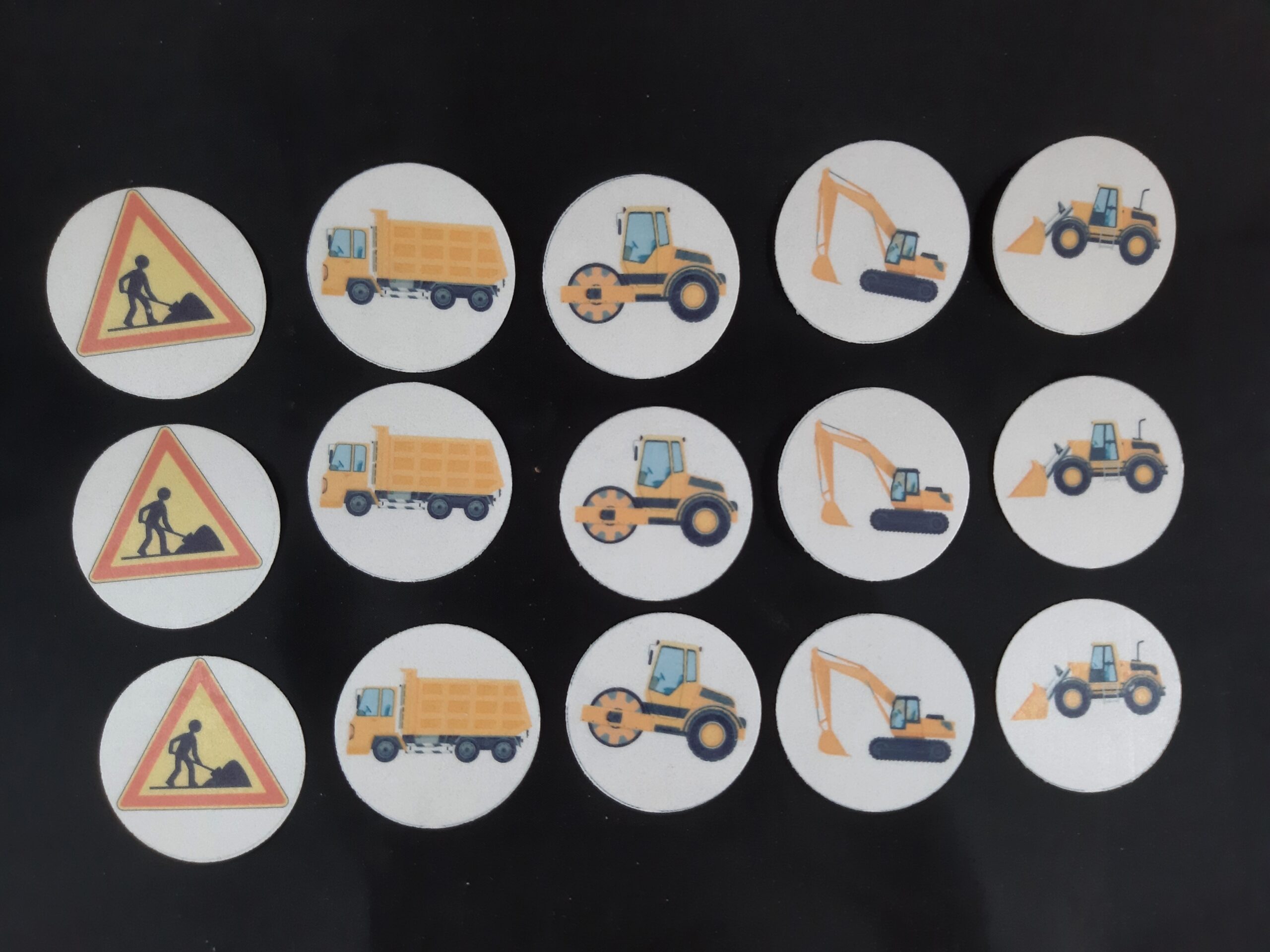 Travaux disques cupcake