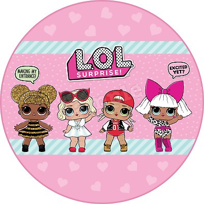 Lol doll rose avec blandes bleues 20 cm azyme