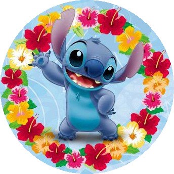 stitch fleuri
