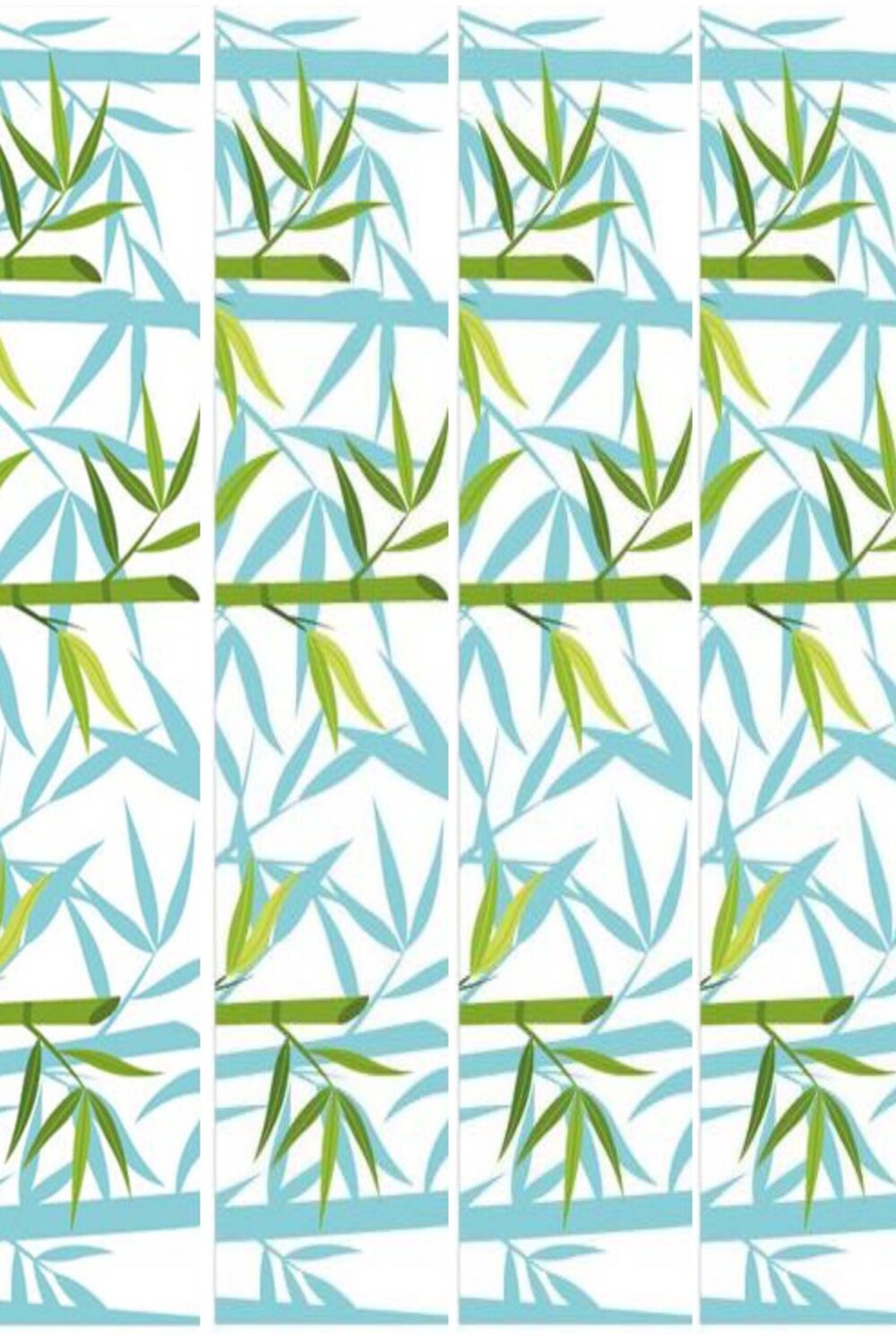 contour feuille de bambou