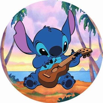 stitch et sa guitare