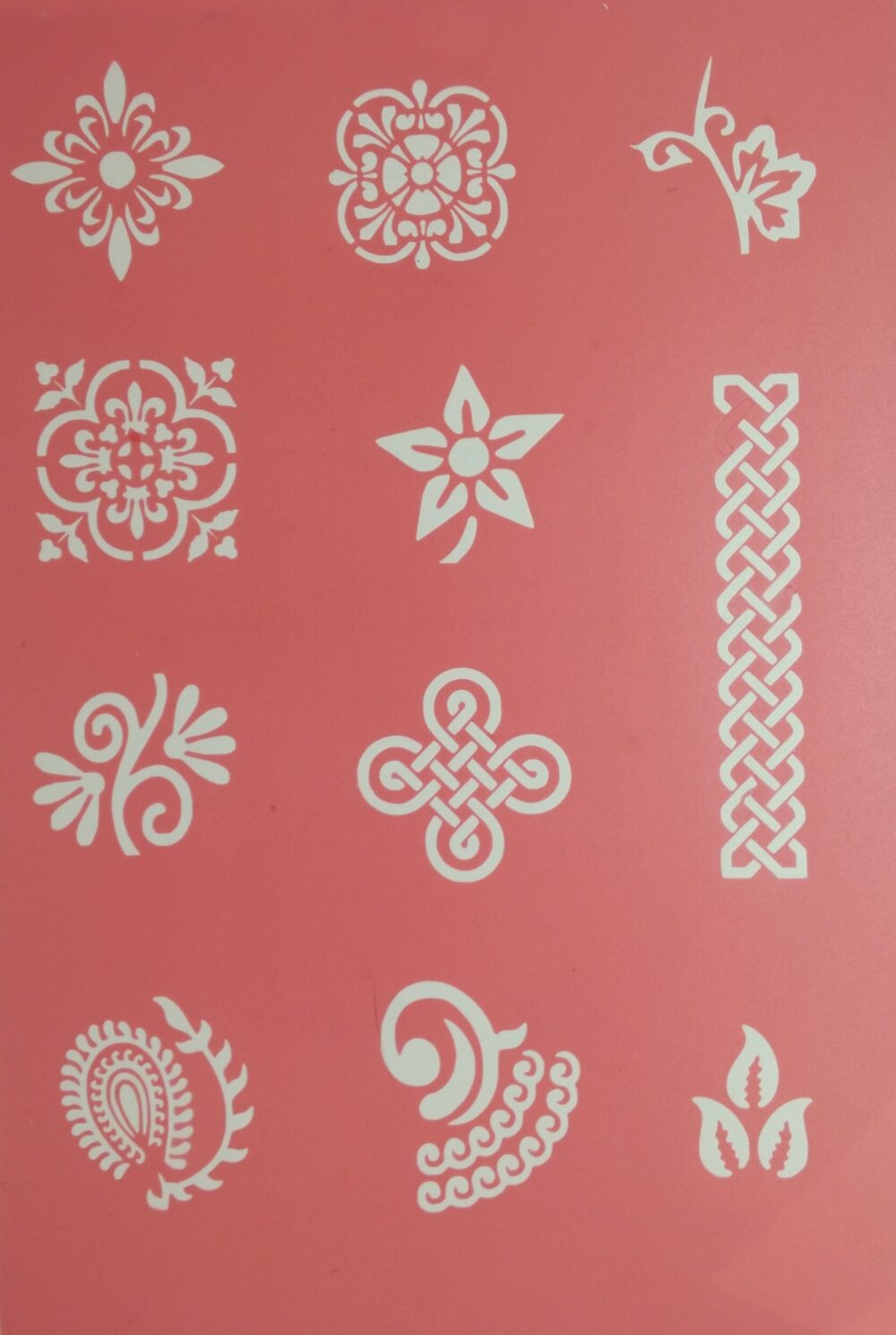 Petits mandala pochoir / stencil