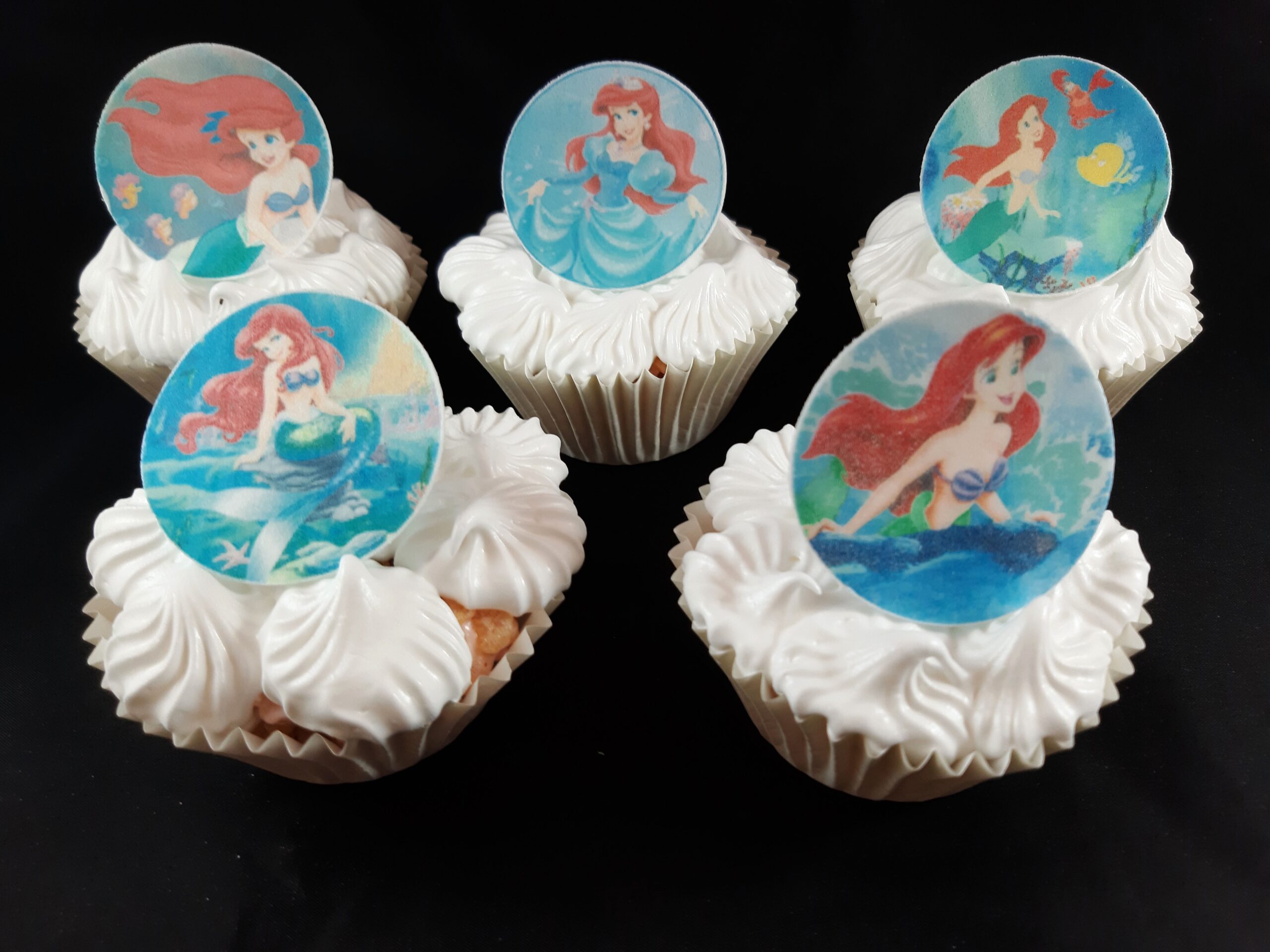 Arielle la petite sirène disques cupcake - Image 2