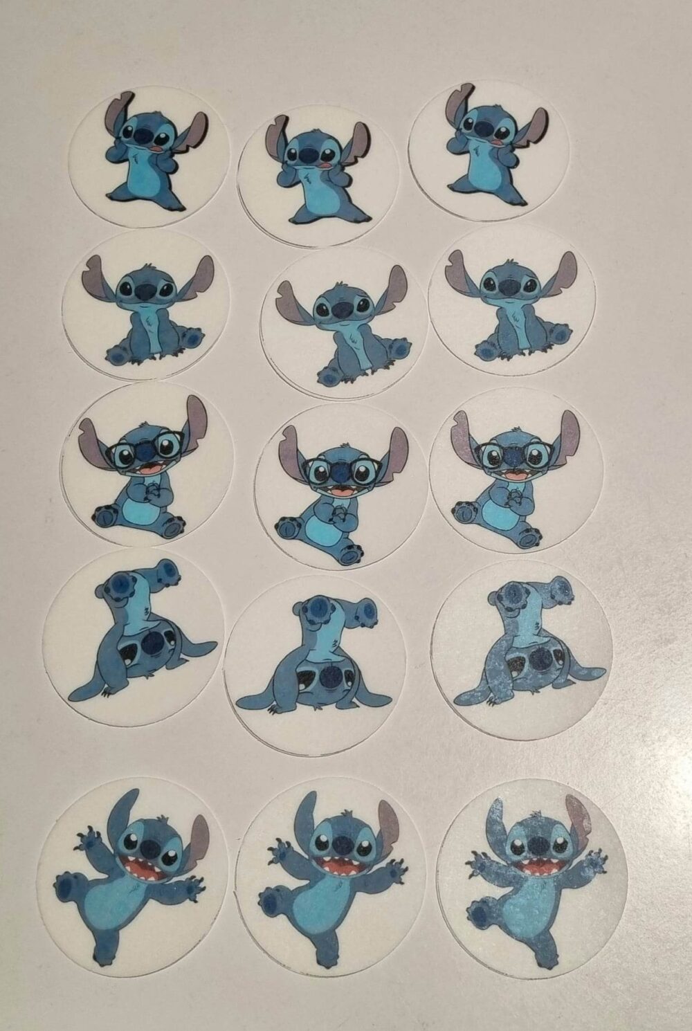 disques cupcackes Stitch