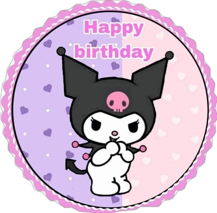 kuromi happy birthday