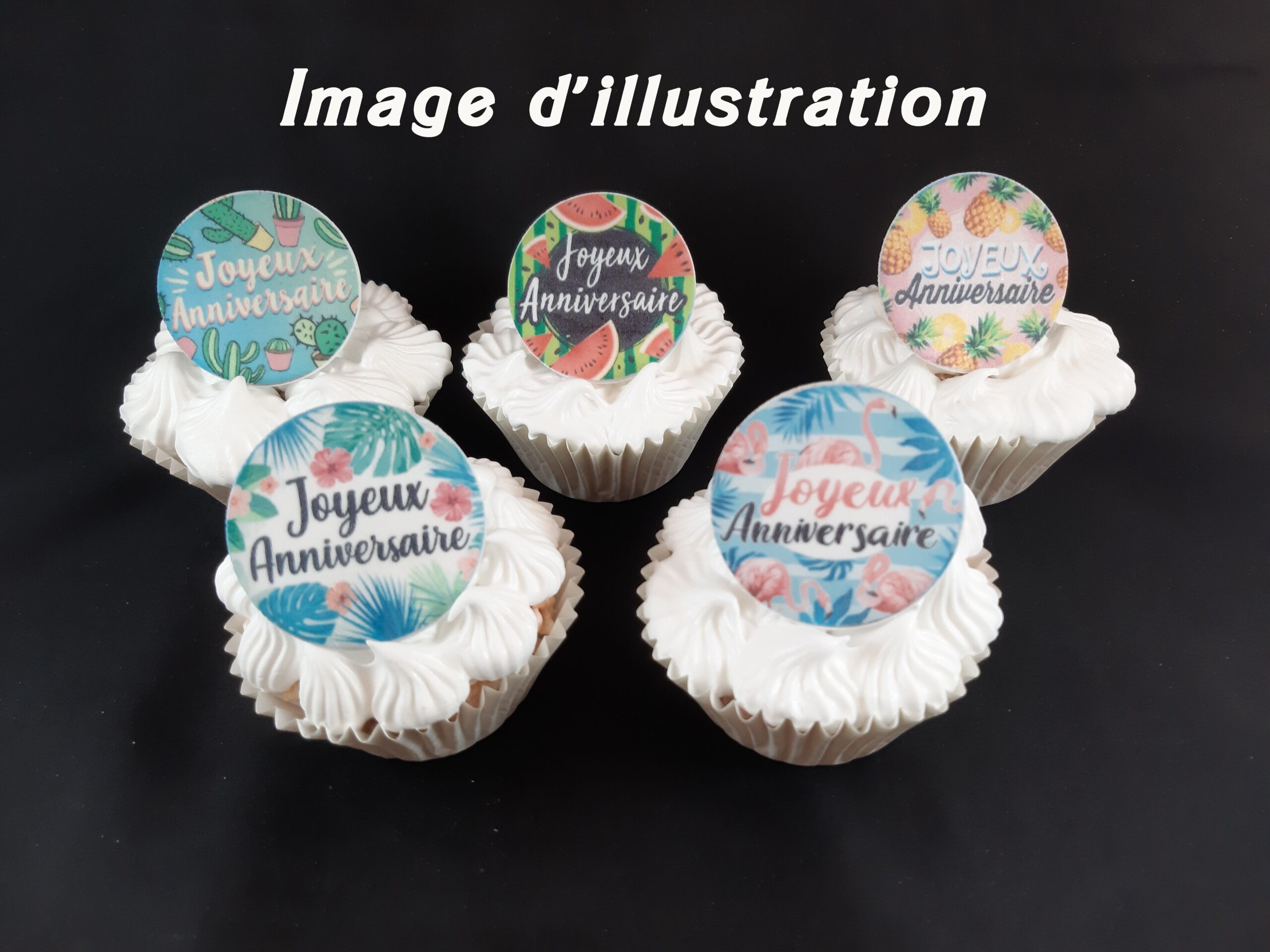 disques cupcake Halloween oeil - Image 2