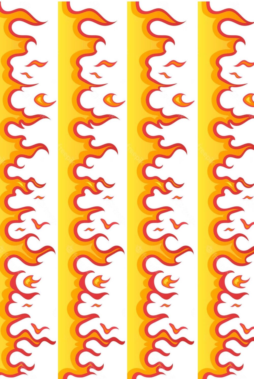 contour flamme
