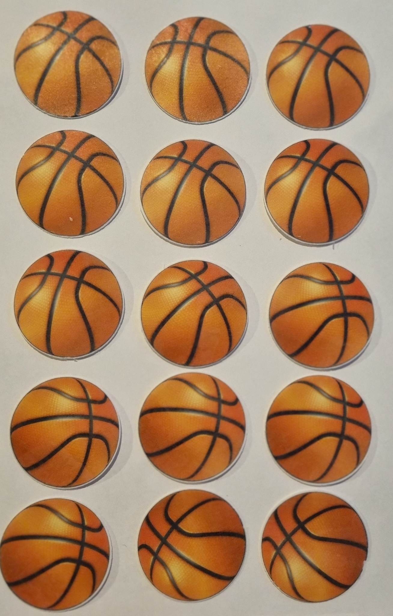 Ballon de Basket disques cupcake