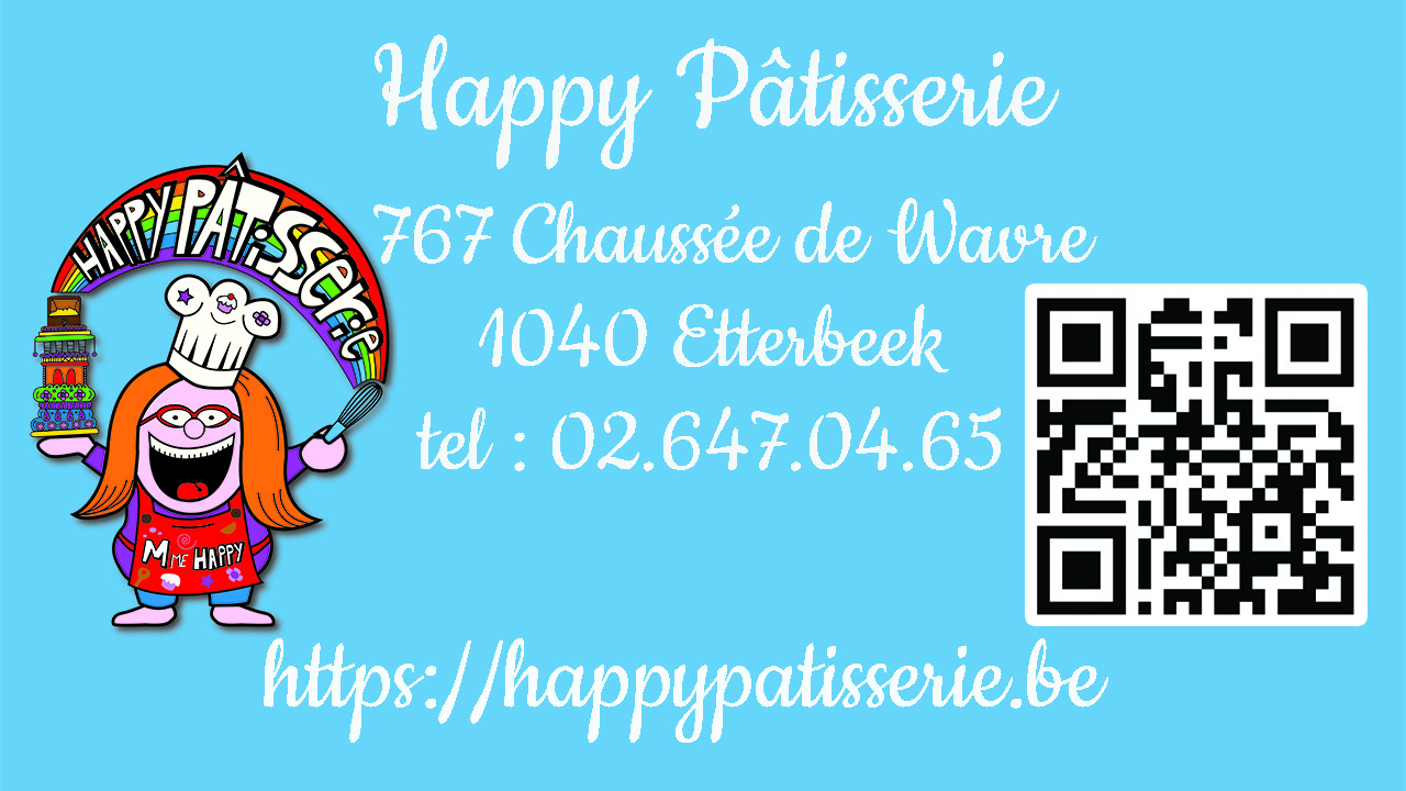 Happy Pâtisserie carte de visite